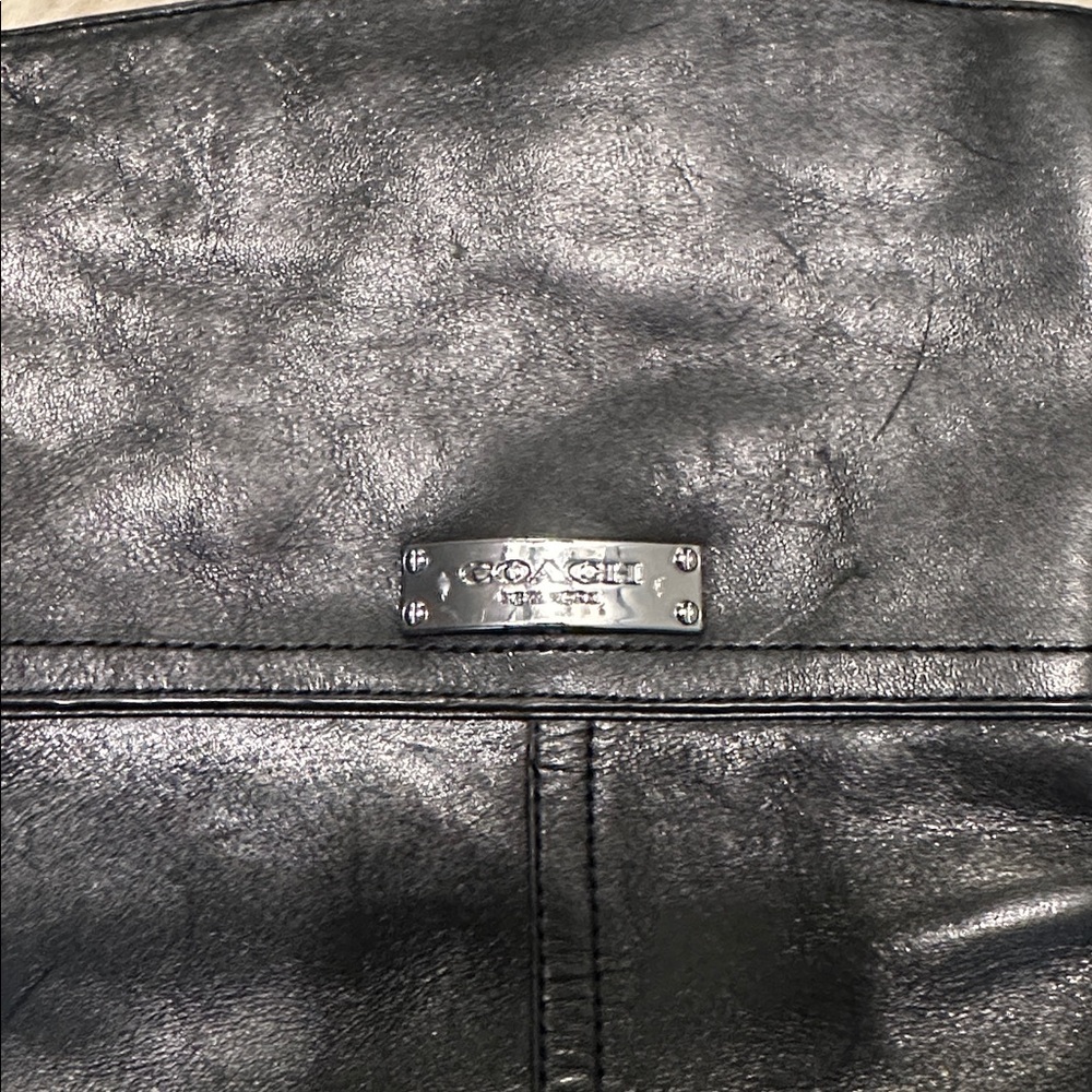 Coach Black Over the Knee Leather Boots - Picture 7 of 7